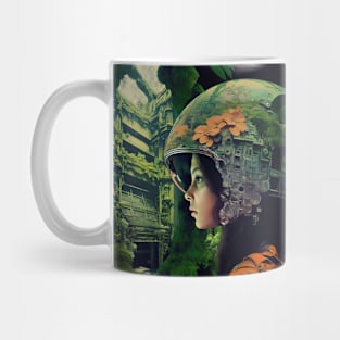 We Are Floating In Space - 74 - Sci-Fi Inspired Retro Artwork Mug